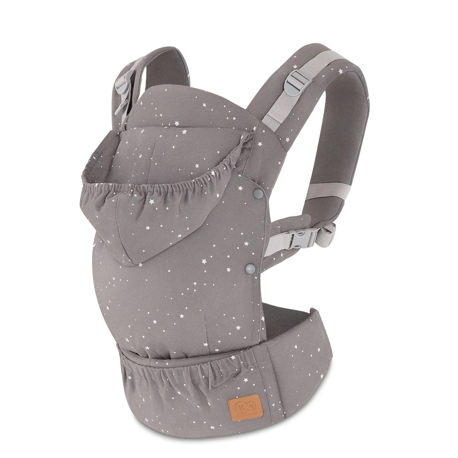 100617-MOCHILA PORTABEBE KINDERKRAFT HUGGY GRIS(0-0)-0