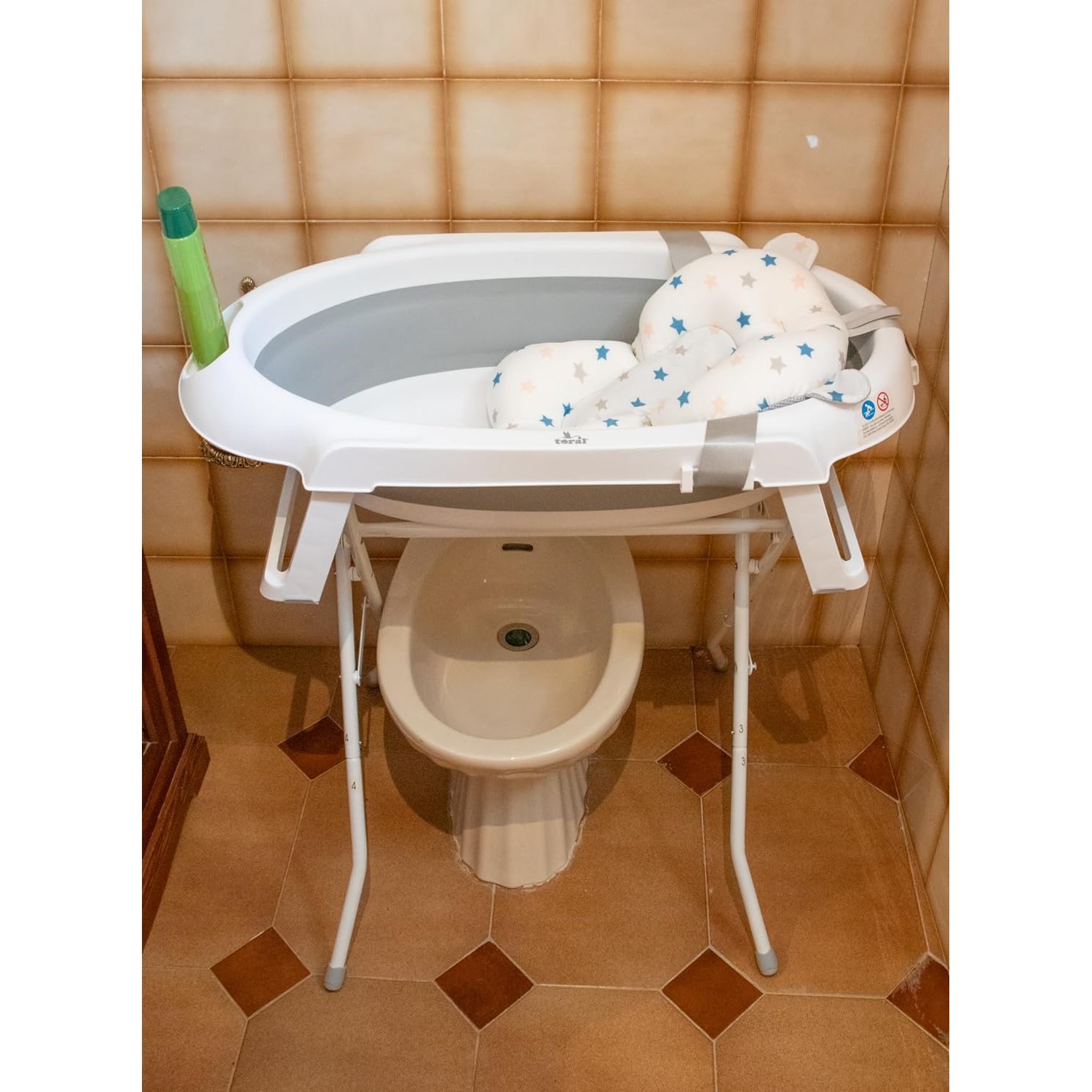 100896-BAÑERA PLEGABLE TORAL CONFORT CON PIE Y COJIN(8-0)-2