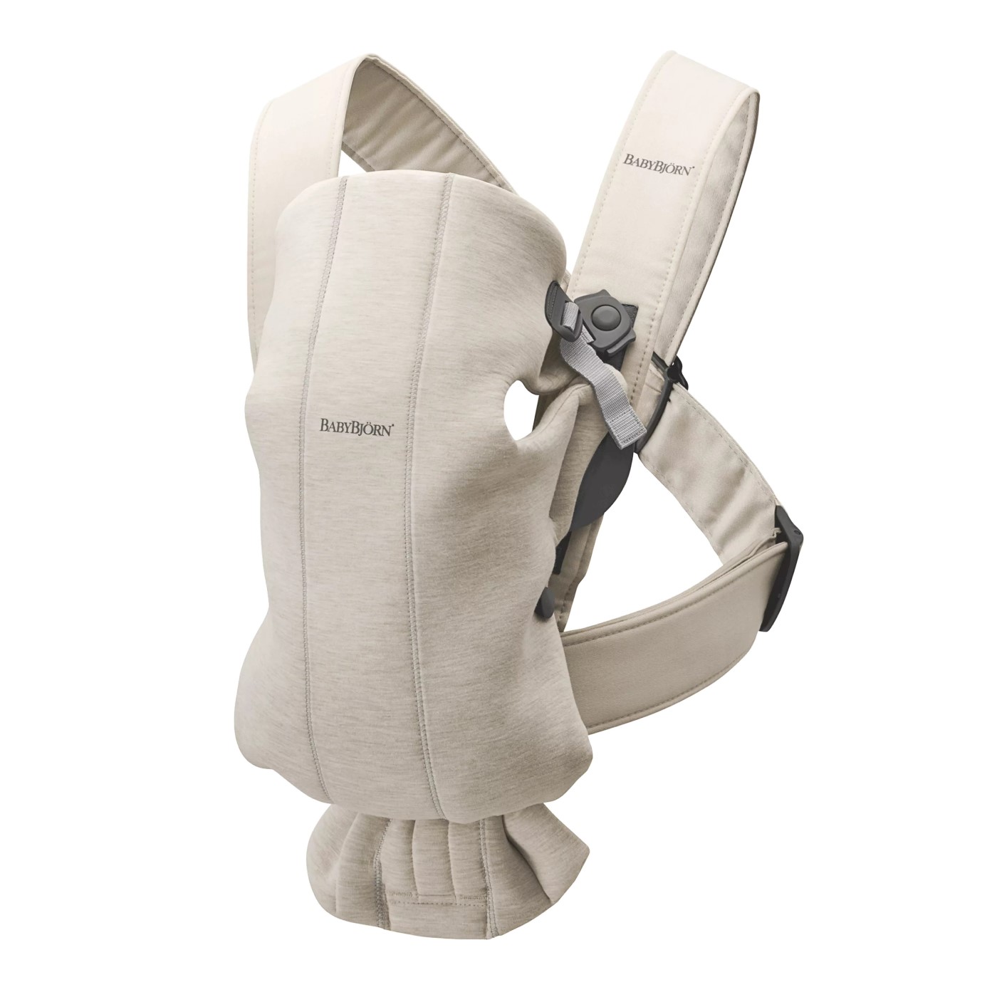 101058-MOCHILA PORTA BEBE MINI BEIG CLARO 3D JERSEY(0-0)-0