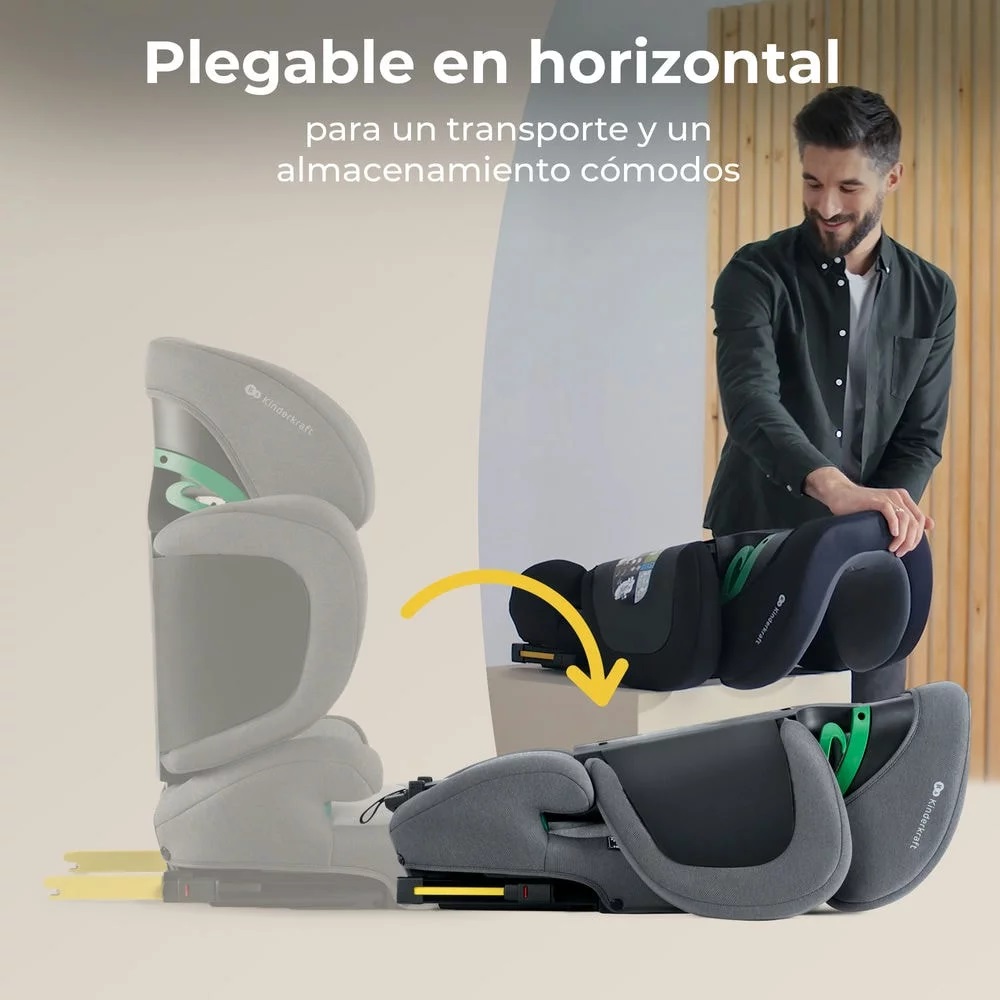 101857-SILLA COCHE KINDERKRAFT XPAND 2 GR 2-3 ROCKET GREY(3-0)-1
