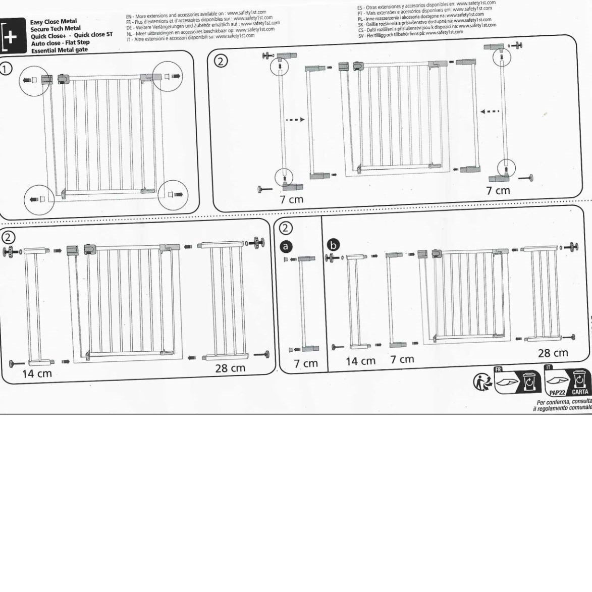 102926-BARRERA FLAT STEP BLANCA 73 A 80 CM.(10-0)-1