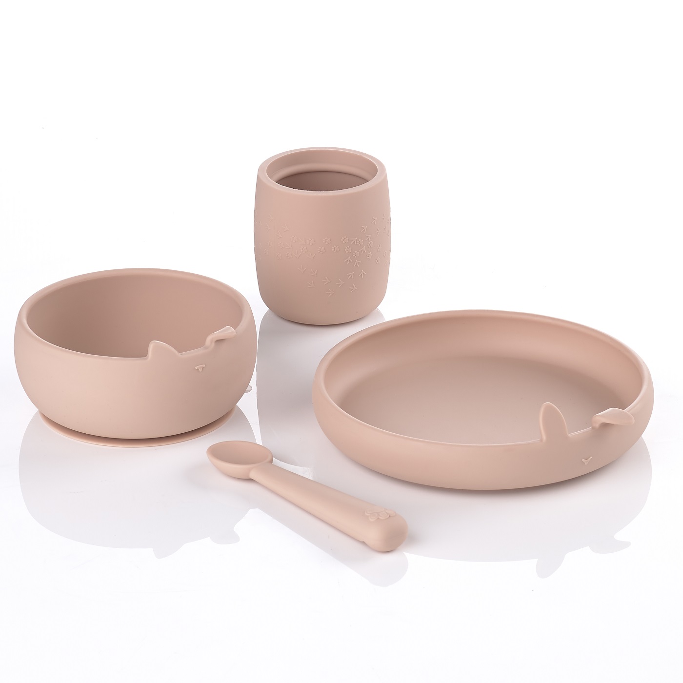 102941-VAJILLA SILICONA DINNER SET ROSA JANE(7-0)-0