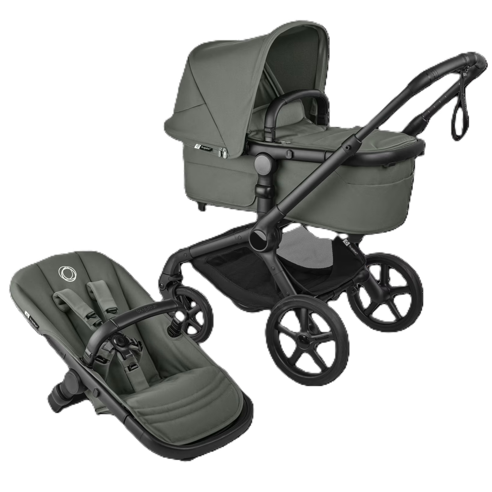 105572-BUGABOO FOX 5 RENEW NEGRO - FOREST GREEN COMPLET(0-0)-0