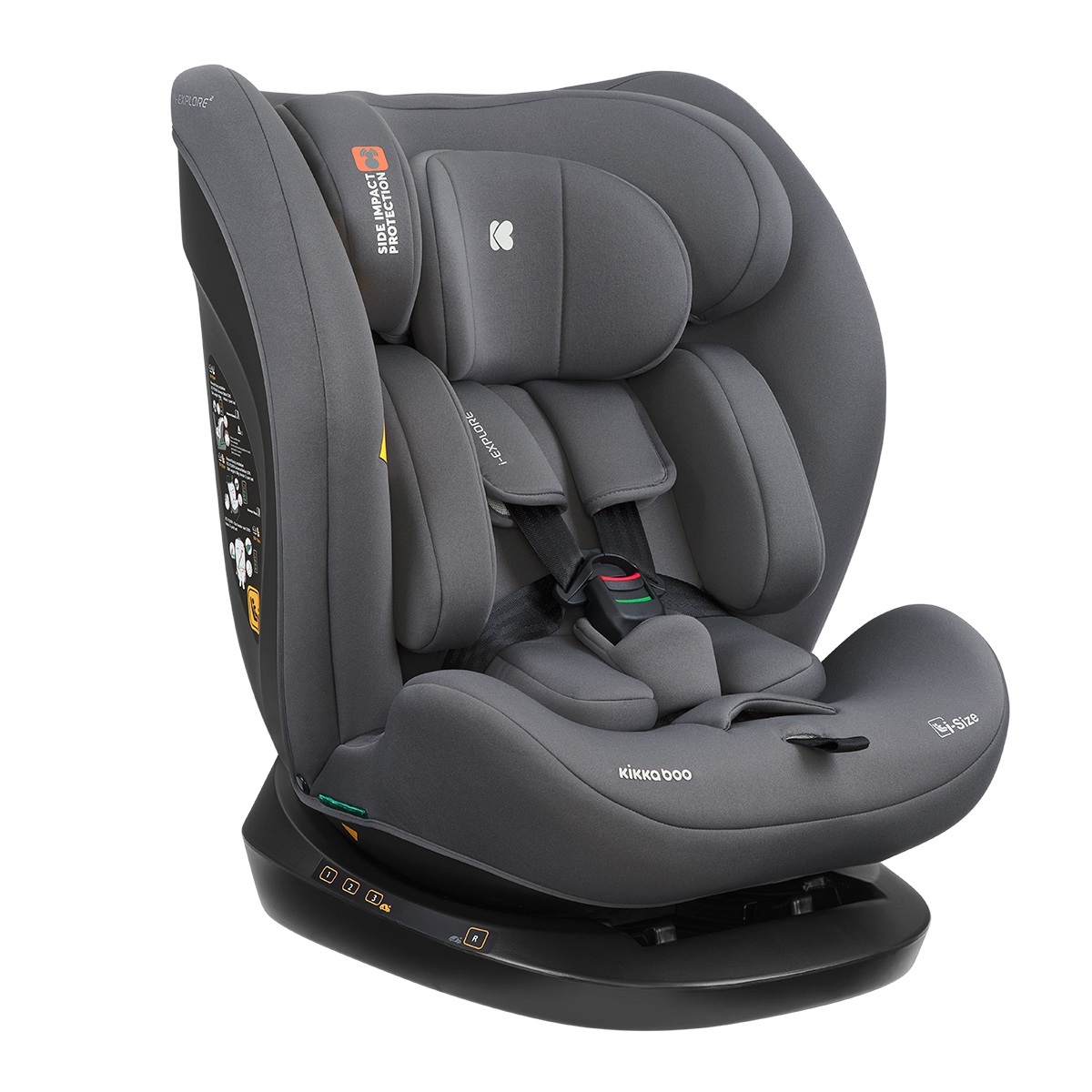 105635-SILLA COCHE I-EXPLORE 2 GRIS 40-150 CM. CINTURONES(2-0)-0