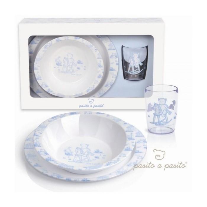 71984-SET COMIDA PLATA + BOL + VASO TOILE AZUL(2-0)-0