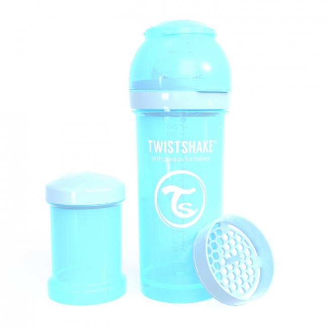 87238-TWISTSHAKE BIBERON ANTICOLICO 260 ML AZUL PASTEL(2-0)-0