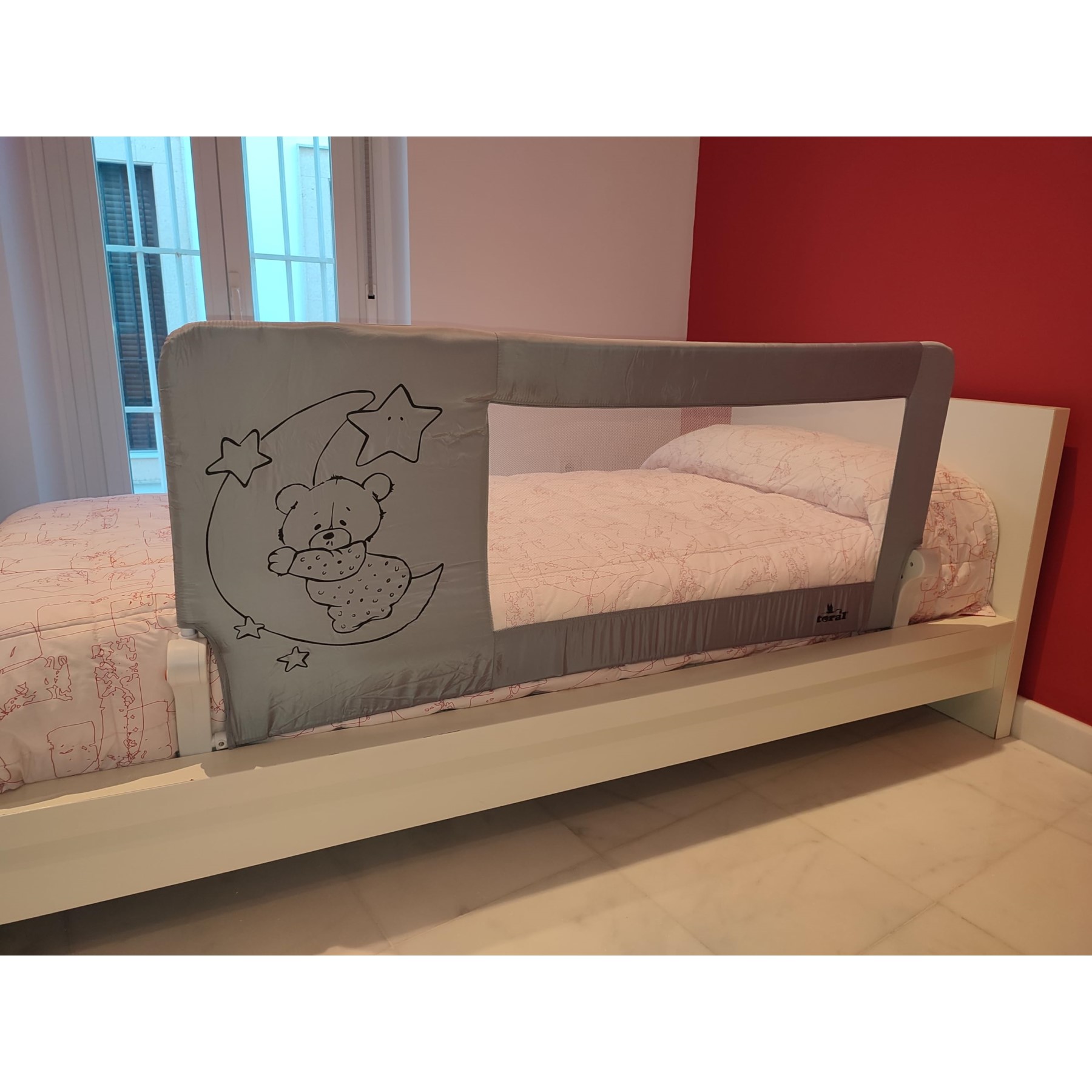 87753-BARRERA DE CAMA 180 CM. GRIS EXTRA-GRANDE(0-0)-0