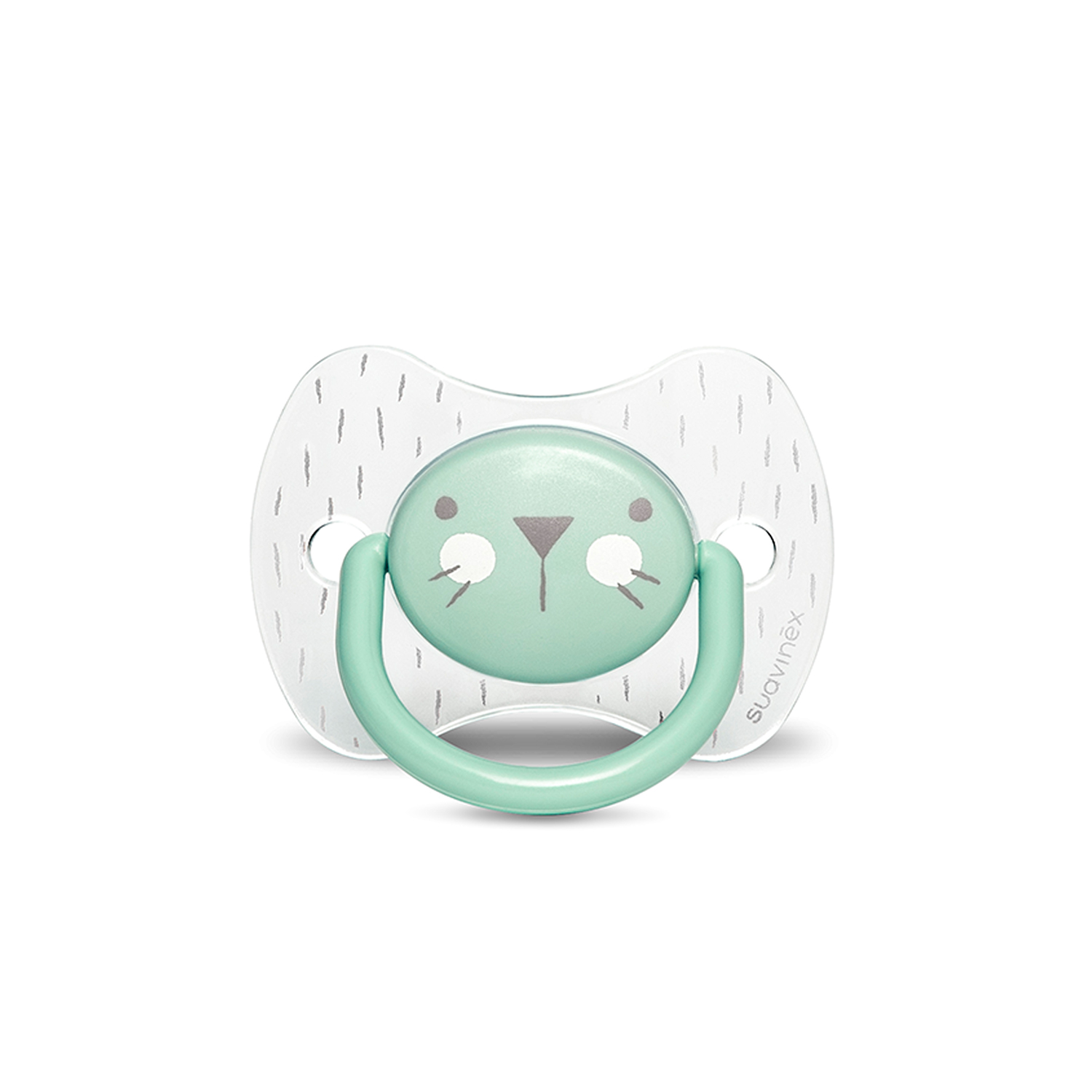 95553-CHUPE 6-18M SILICONA FISIOLOGICO RABBIT VERDE SUAVINEX(0-0)-0