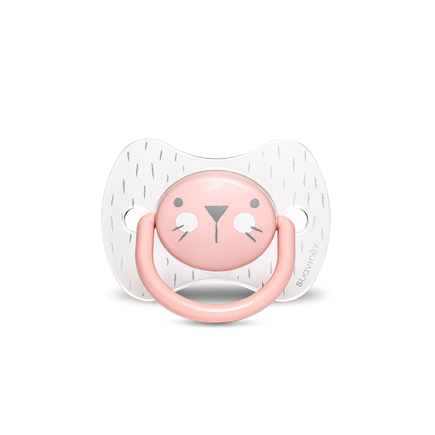 95554-CHUPE 6-18M SILICONA FISIOLOGICO RABBIT ROSA SUAVINEX(6-0)-0