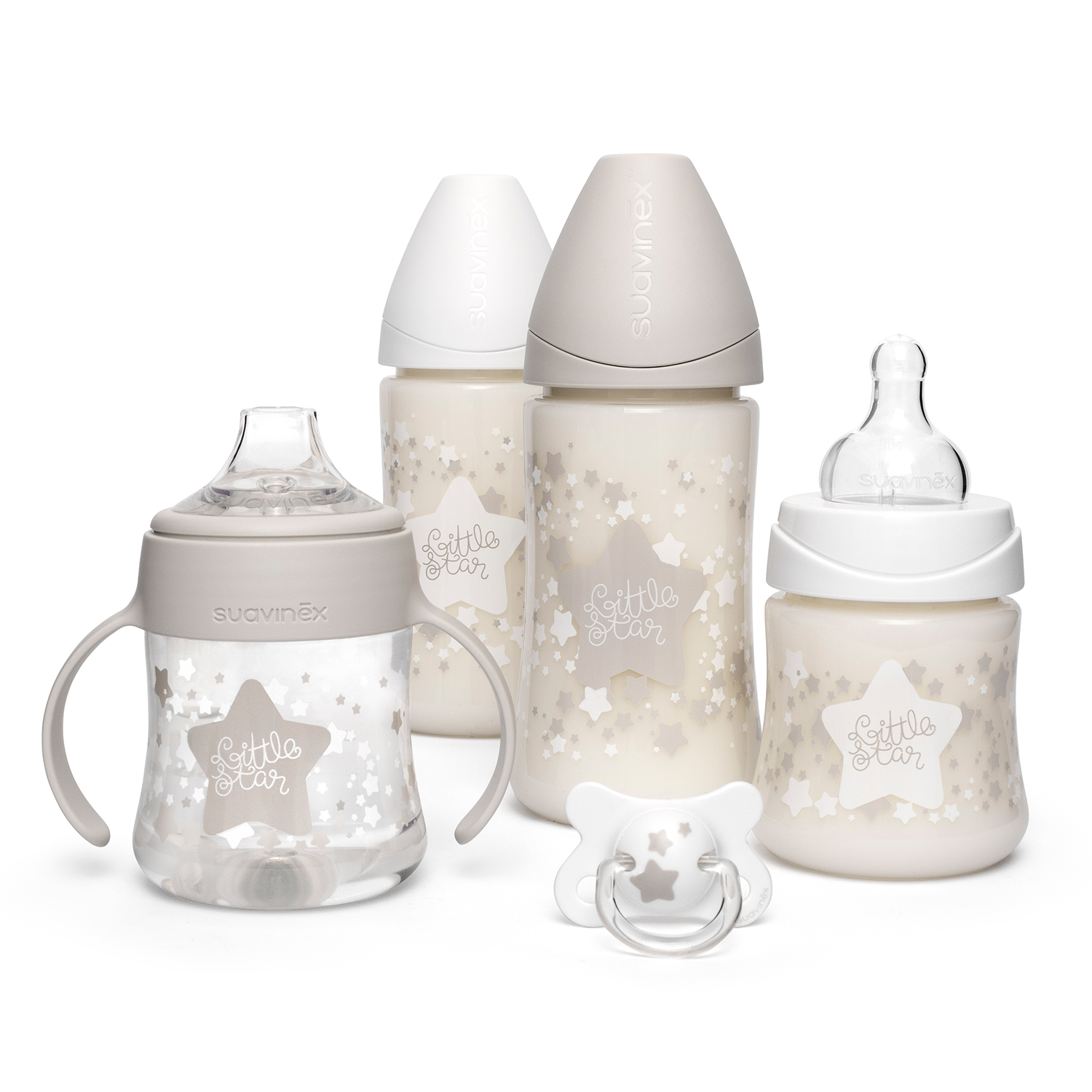 95574-PACK BIBERONES LITTLE STAR BLANCO SUAVINEX(0-0)-0