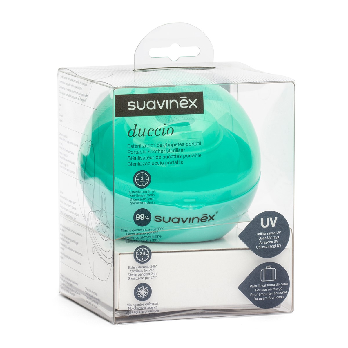 96033-ESTERILIZADOR CHUPETE UV VERDE SUAVINEX(0-0)-0