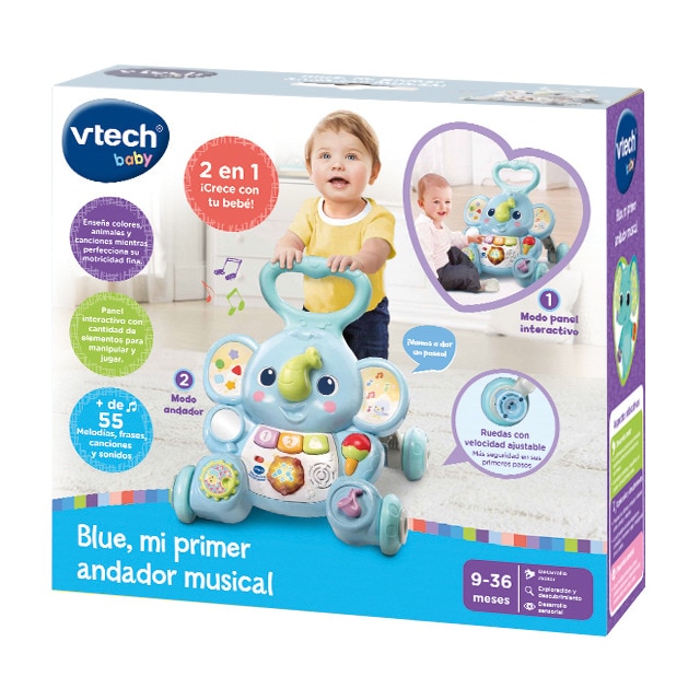 97187-ANDADOR MUSICAL ELEFANTE BLUE VTECH(0-0)-1