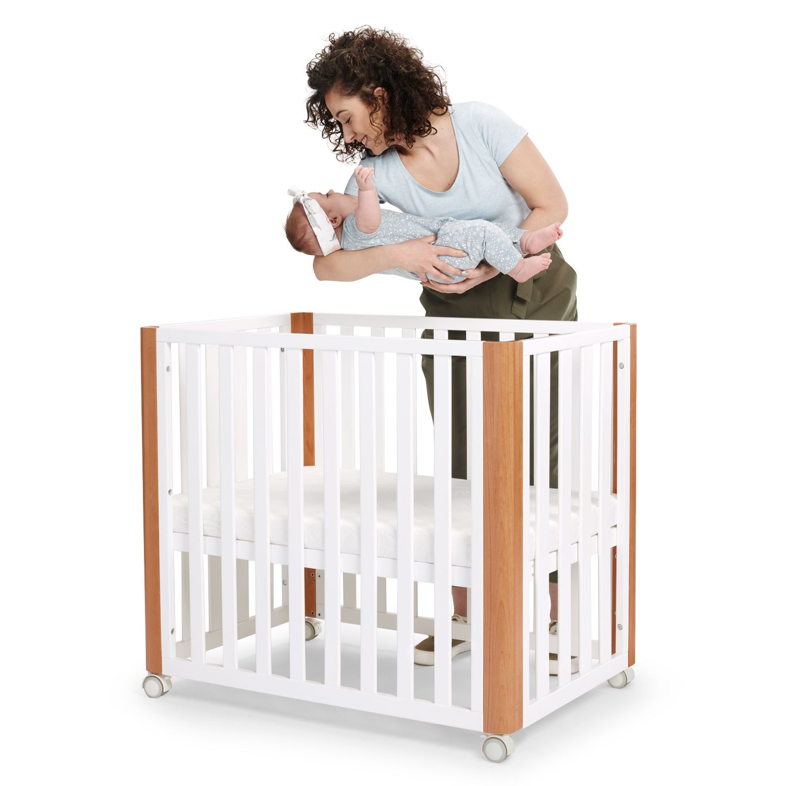 97242-CUNA KOYA KINDERKRAFT + COLCHON MINI 90x60x6(4-2)-3