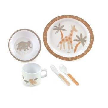 97628-SET VAJILLA MICRO BASIC JANE WILD ANIMALS(1-0)-0