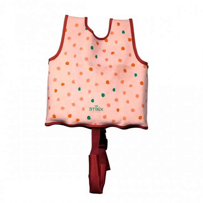 97892-CHALECO FLOTADOR LUNARES ROSA 20-28 KG.(0-0)-1