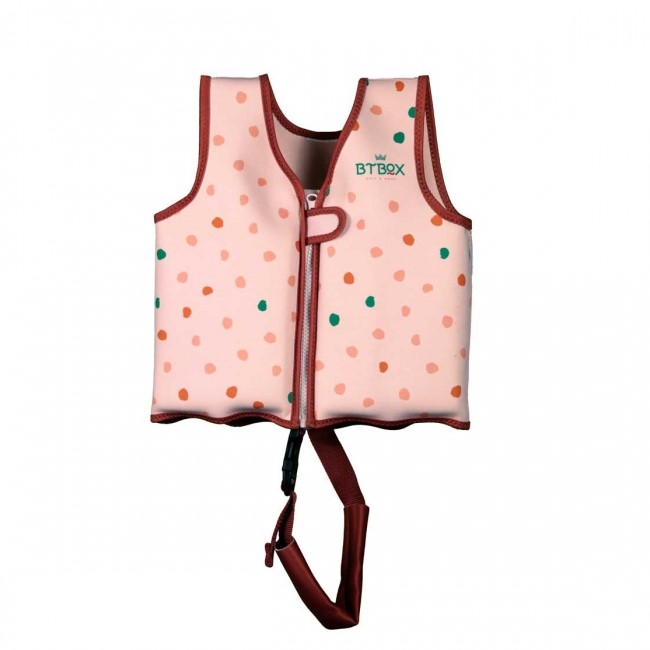 97892-CHALECO FLOTADOR LUNARES ROSA 20-28 KG.(0-0)-0